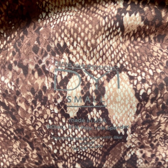 DYI • Snake Print High Waisted Leggings - Size S - Picture 7 of 16